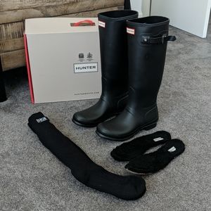 Hunter Women's Original Tall boot Black size 10